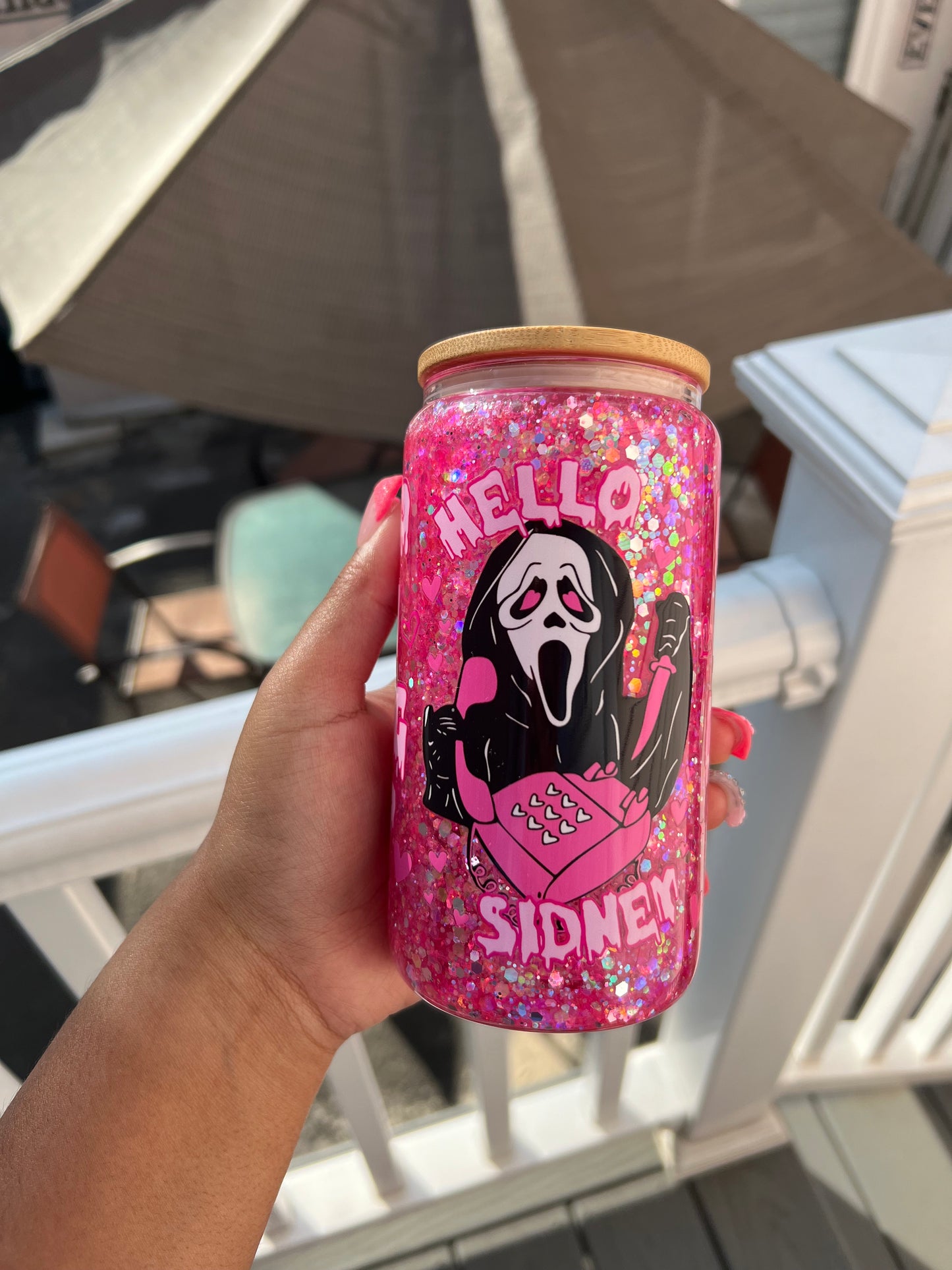 Pink Scream 16oz GLASS